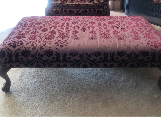 Image 1 of Maison Sucre/Suikertuin Fauteuil Met Voetenbank