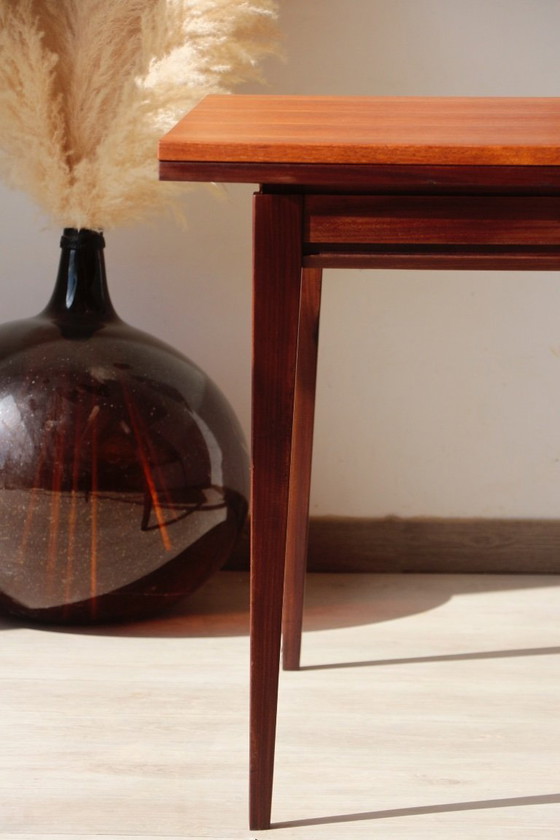 Image 1 of Vintage Teak & Afromosia Dining Table – Extendable Scandinavian Design