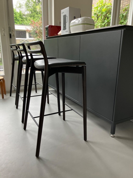 Set di 3 sgabelli da bar Vipp 484 Cabin