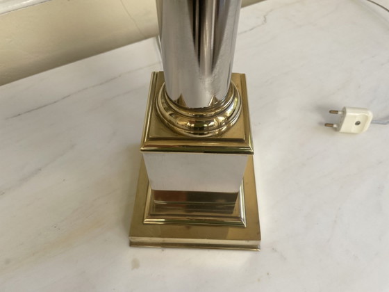 Image 1 of Lampada da tavolo a luce abbagliante Maison Jansen 1970, francese