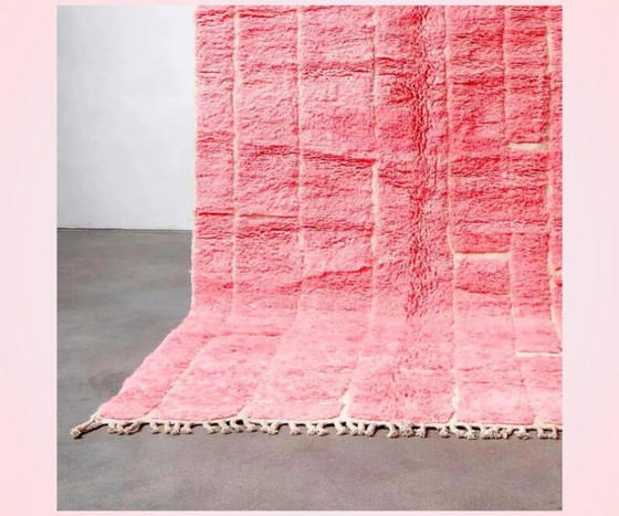 Image 1 of Tappeto berbero artigianale marocchino rosa, 200 cm x 300 cm