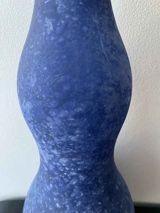 Giant Blue Glass Bottle Handmade in Spain – Decorative Objects (photo 6 of 15)