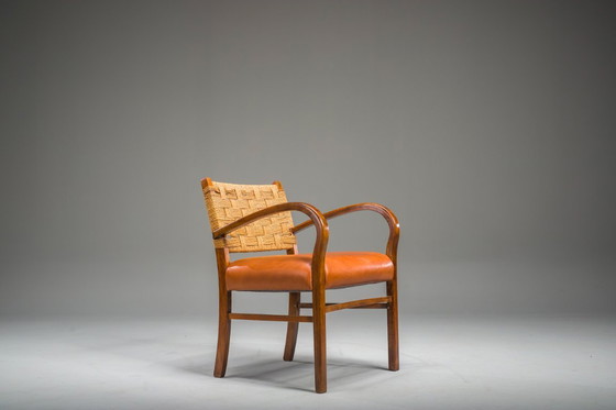 Image 1 of Bauhaus fauteuil van Axel Larsson voor Bodafors, jaren 1930