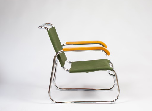 Rare fauteuil Bauhaus "Veha AF3" - Pays-Bas, vers 1933