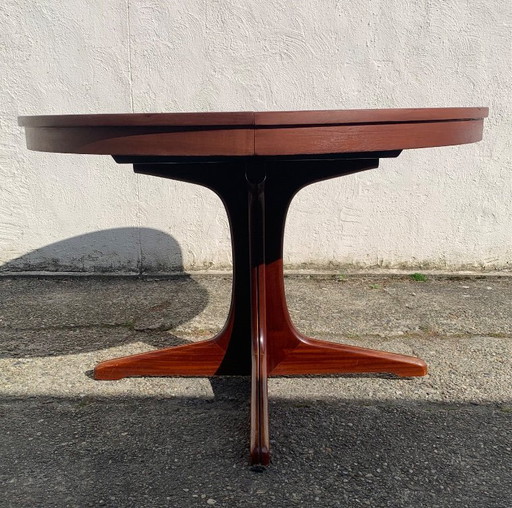 Table vintage extensible couleur acajou