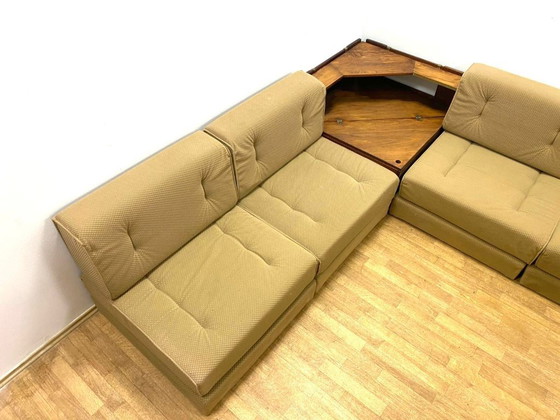 Image 1 of Sofá esquinero Mid-Century de Dřevotvar, diseño checo de los años 60 y 70