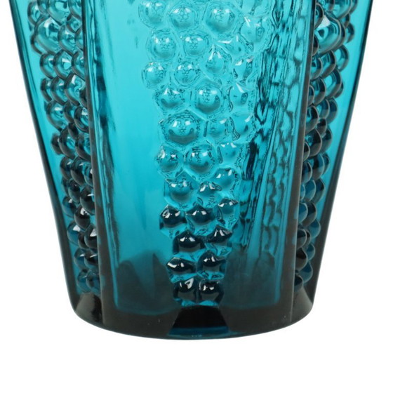 Image 1 of Vintage Blauwe Design Bubble Vaas