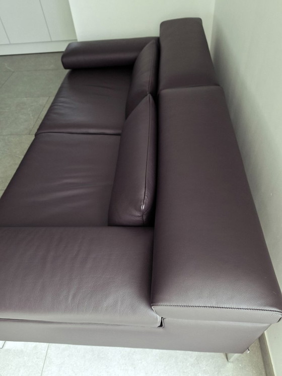 Image 1 of Sofá de piel de 2 plazas Jori Design – Como nuevo – Acabado profesional