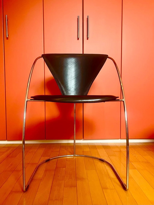 4x Chaise noire Arrben