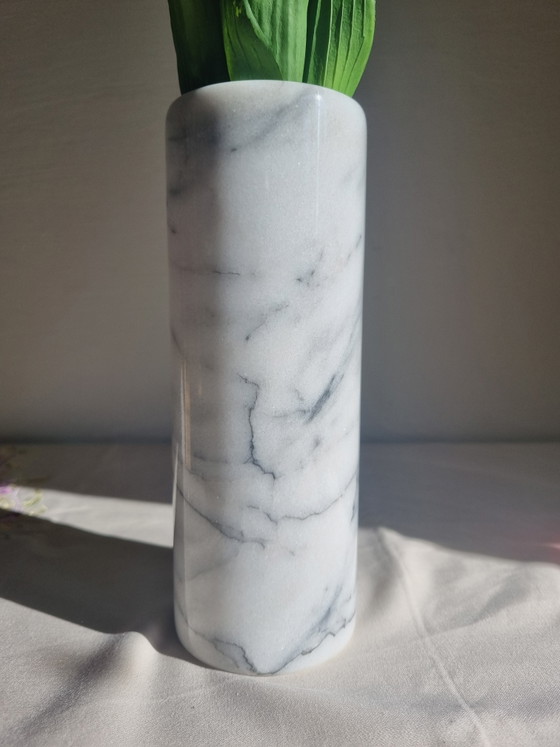 Image 1 of Large Carrara marble vase