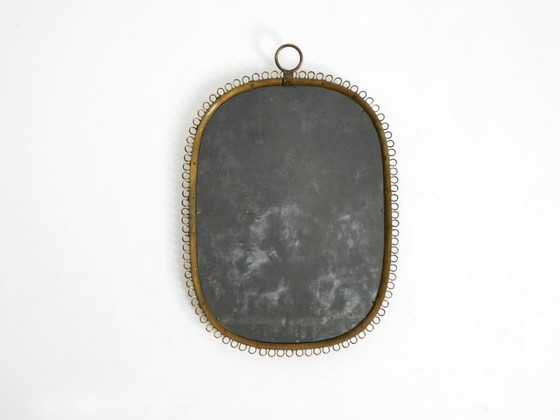 Image 1 of Prachtige messing wandspiegel in mid-century modern stijl van Josef Frank voor Svenskt Tenn Sweden.