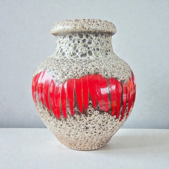 Image 1 of Vaso Scheurich Fat Lava vintage 291-20, condizioni immacolate, circa 1960-1970