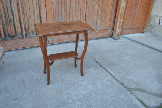 Art Nouveau Bentwood Side Table, 1920s (photo 7 of 7)