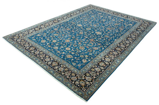 Hand-knotted Kashan cork oriental rug - 378 x 286 cm