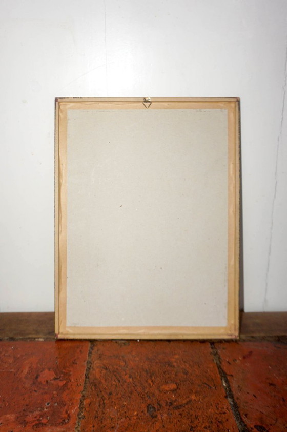 Image 1 of antique votive plaque 1842 * mary and child with horses * hand painted ex voto * horse folk art