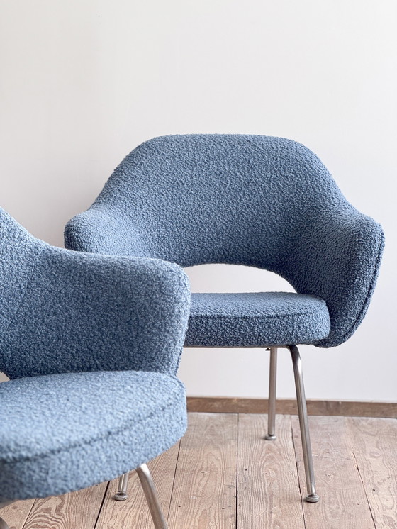 Image 1 of Executive Armchairs by Eero Saarinen for Knoll International, Germany, Set of 6