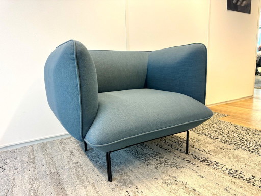 (2 verfügbar) Bolia Cloud Sessel – Blau, dänisches Design von Yonoh – fauteuils, Wool