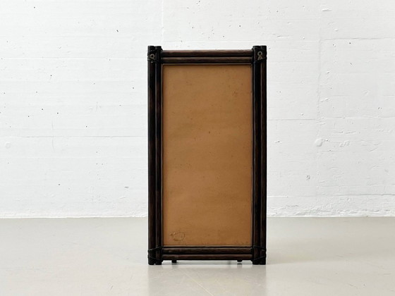 Image 1 of Mid - Century mirror made of bamboo, Italy 1950s