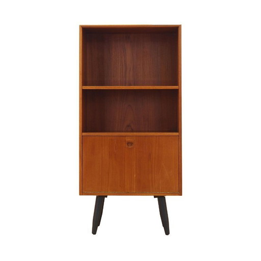 Bibliothèque en teck, design danois, années 1970, fabriquée au Danemark