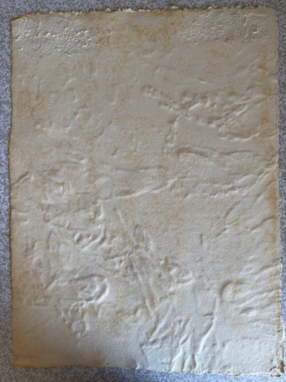 Image 1 of Carborundum engraving by Bernard Alligand