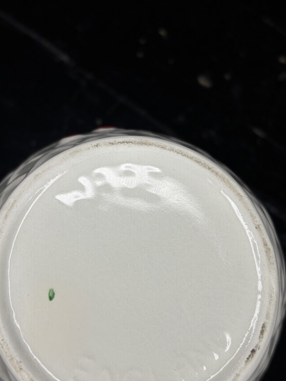 Image 1 of Sukerpot / vaso vintage Wade England con decoro di frutta