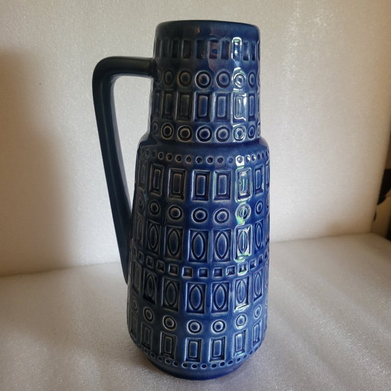 Image 1 of Vade bleu west germany, Kreuz keramik, 1960-70 