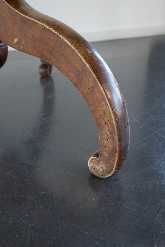 Image 1 of Ronde antieke gueridon / bijzettafel