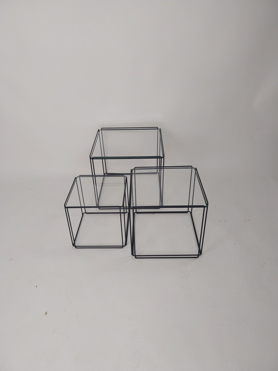 Image 1 of 1 x set of isocele tables by Max Sauze 1970's