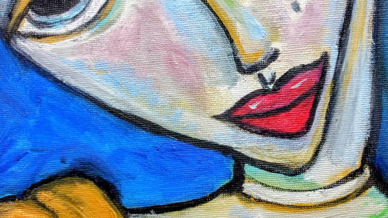 Image 1 of Tineke van Steenbergen Mujer con perro