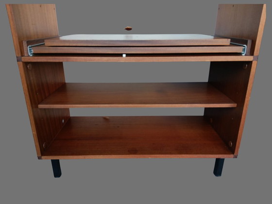 Cees Braakman para Pastoe Mueble Hi-Fi de teca hecho a medida – Armarios de pared, Wood (photo 6 of 6)