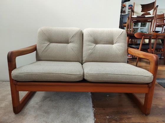 Image 1 of EMC MØBLER 3-2-1 Wohnzimmergarnitur, komplett restauriert.