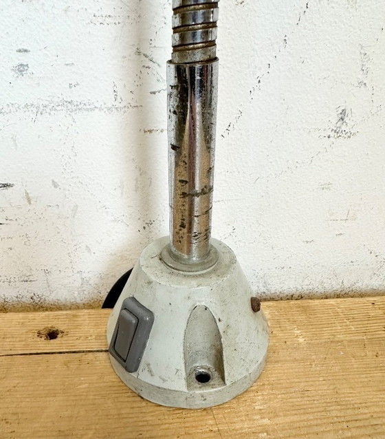 Image 1 of Vintage Chrome Italian Gooseneck Table Lamp, 1960s