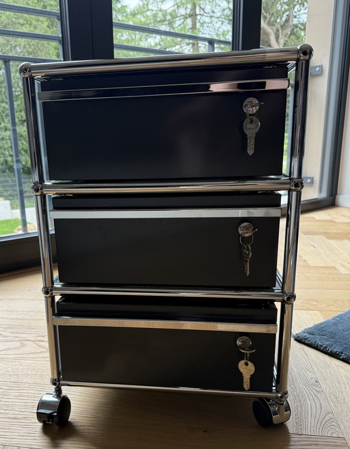 USM 3 Drawer Roll Container