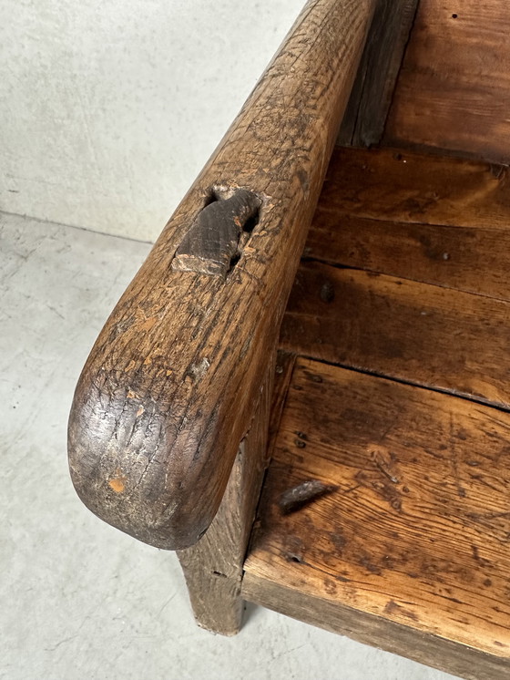 Image 1 of Antica panca spagnola - XIX secolo