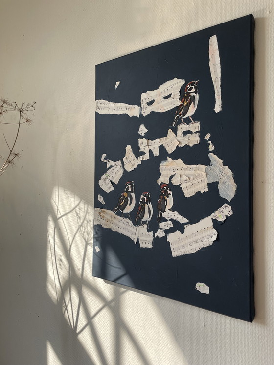 Image 1 of Cuadro de gorriones 