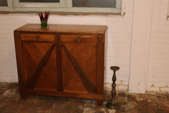 Dressoir Art Deco – Marble, Wood (photo 4 of 5)
