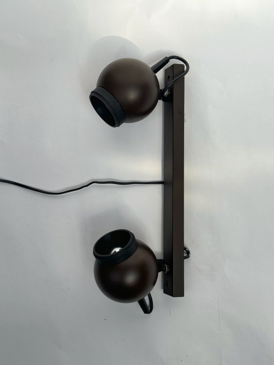 Image 1 of Lampada da parete vintage Herda a doppio occhio | Era spaziale