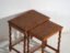 Zweedse eiken nesttafels (ca. 1900) #128 – Bijzettafels, Scandinavian (photo 26 of 40)