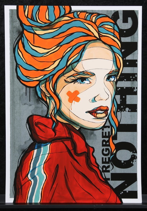 El Bocho - Regret nothing - 2019 - Giclee - signed by hand