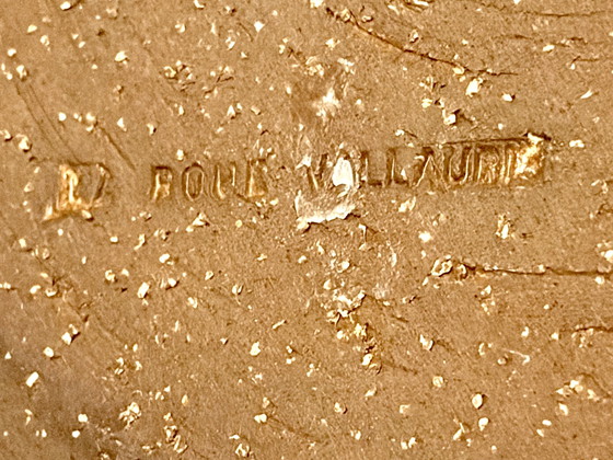 Image 1 of Keramisch bord Vallauris - Atelier La Roue, jaren 60