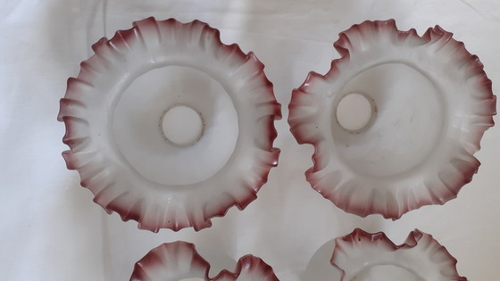 Image 1 of 4 Large Antique Globes Tulips