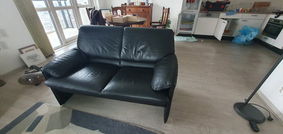 Image 1 of Divano Leolux Bora Beta - Pelle nera