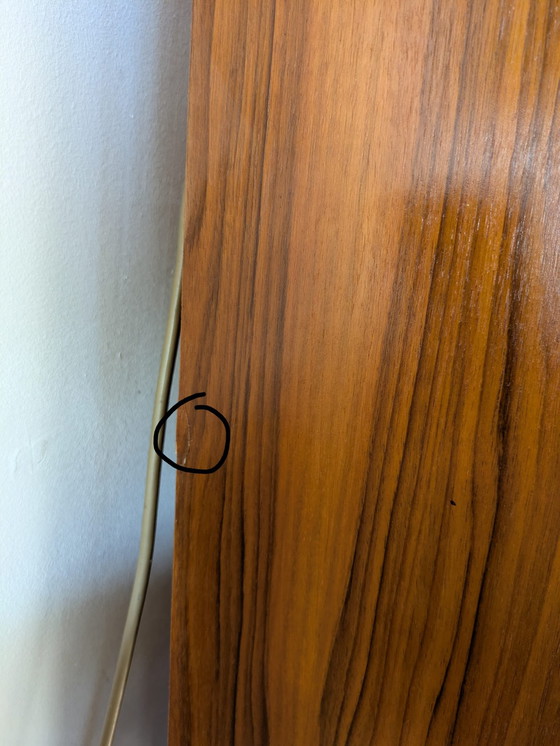 Image 1 of Vintage teakhouten highboard, secretaire 