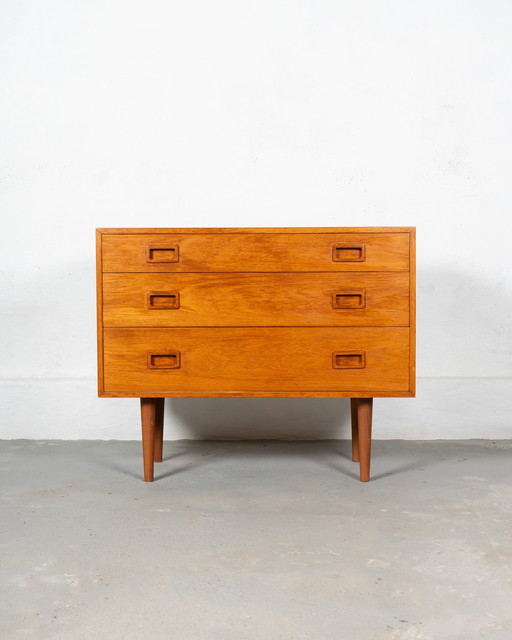 Mid-Century Commode or Chest Made of Teak