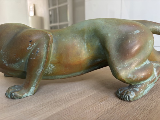Scultura di pantera in bronzo in stile Art Déco – Sculture, Bronze (photo 9 of 15)