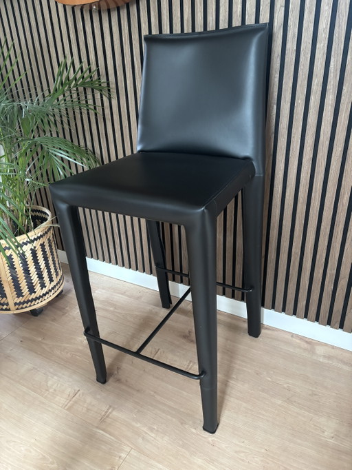 Enrico Pellizoni Barhocker – barkrukken, Leather, Metal