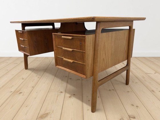 Image 1 of Scrivania Gunni Omann modello 75 in teak, anni '60.