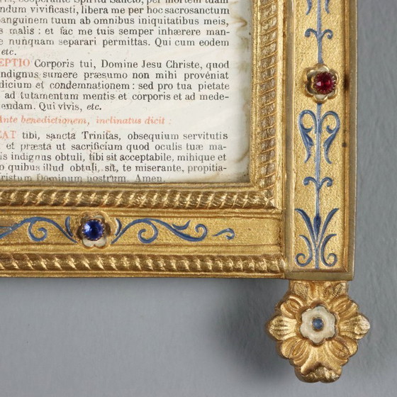 Image 1 of Gilded Bronze Altar Card