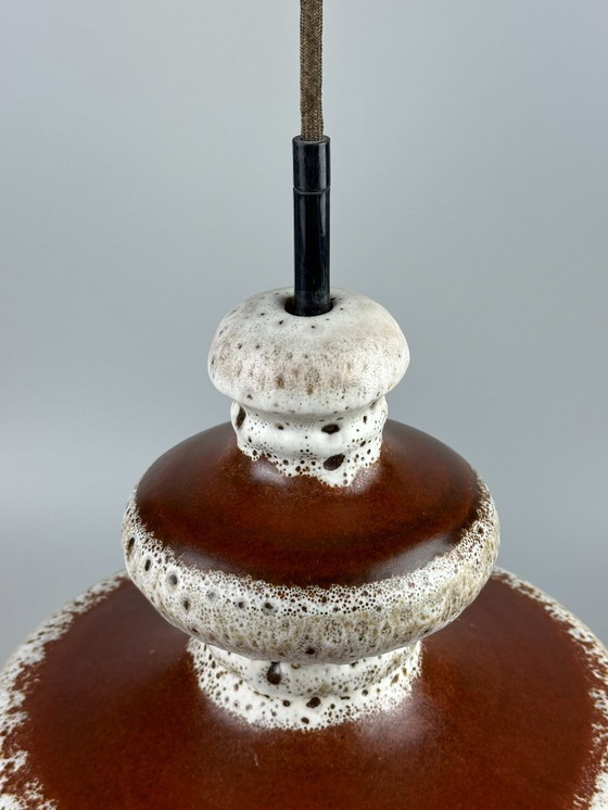 Image 1 of 60s 70s keramische plafondlamp hanglamp Mid Century Design