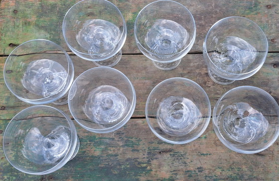 Image 1 of 8 vintage Champagne glazen Rosenthal BACCHUS 